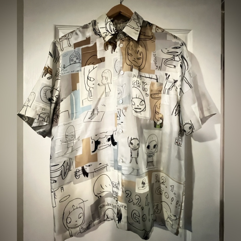 STELLA MCCARTNEY
X NARA Ricky Print Silk Button-Up, Small, NWT!